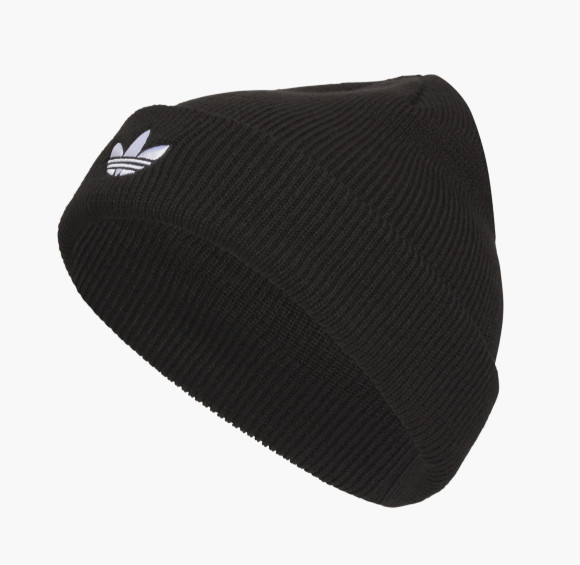 ADIDAS ORIGINALS UNISEX BEANIE TREFOIL JL1081 Black/White New with Tags