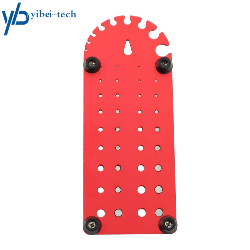 18 Hole 3/32 to 1/2 inch, Nut and Bolt Thread Checker, Thread Chaser Set