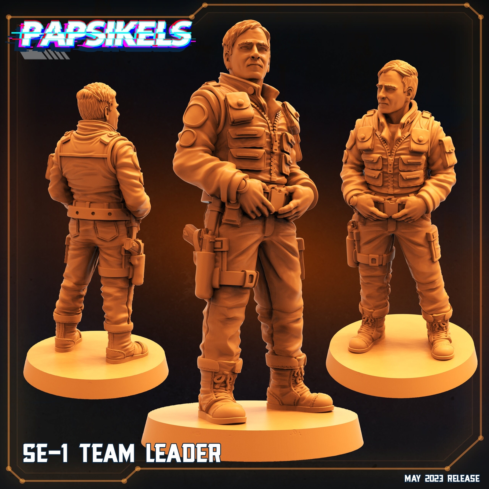 SE-1 Team Leader | DnD Miniatures | Tabletop Gaming | Sci-Fi