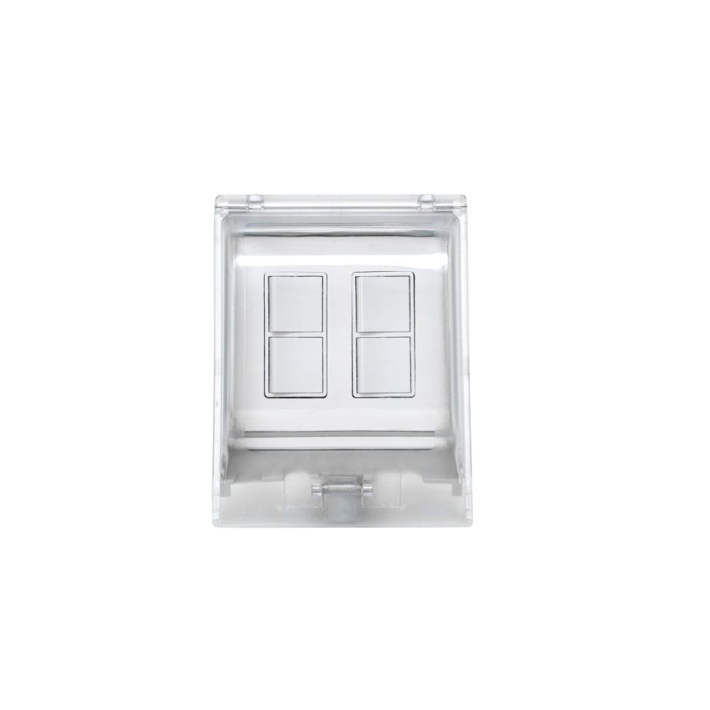 Used Eurofase Heating EFDOWPW Dual Duplex Switch Weatherproof Surface Mount and