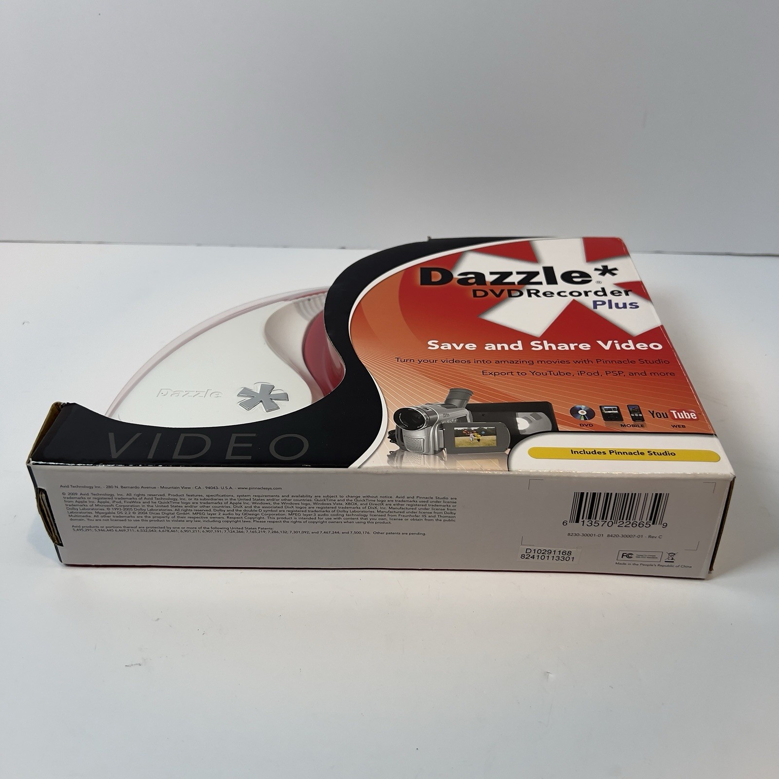 Dazzle DVD Recorder Plus Video Capture Device Open Box Untested No Software
