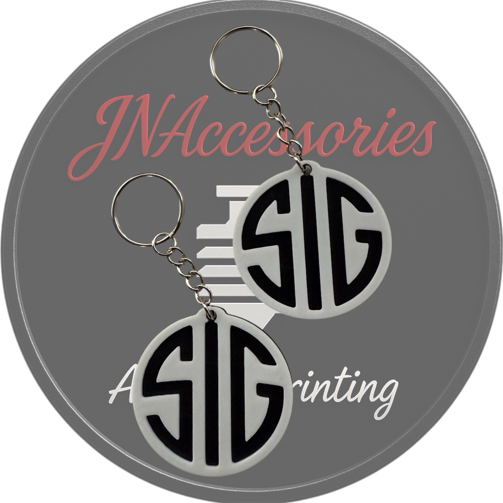 Sig Sauer Logo 2"KeyChain Firearm 2025 Keychain .