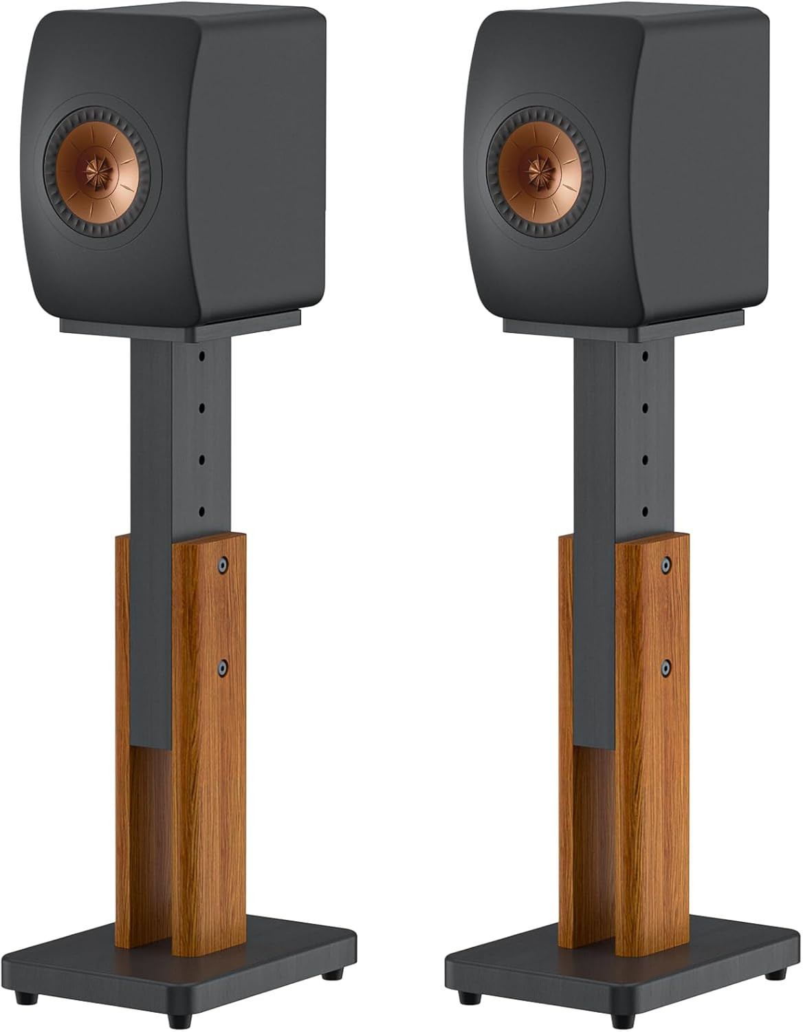 Heavy Duty Adjustable Speaker Stands Pair for KEF LS50 Meta Wireless Speaker
