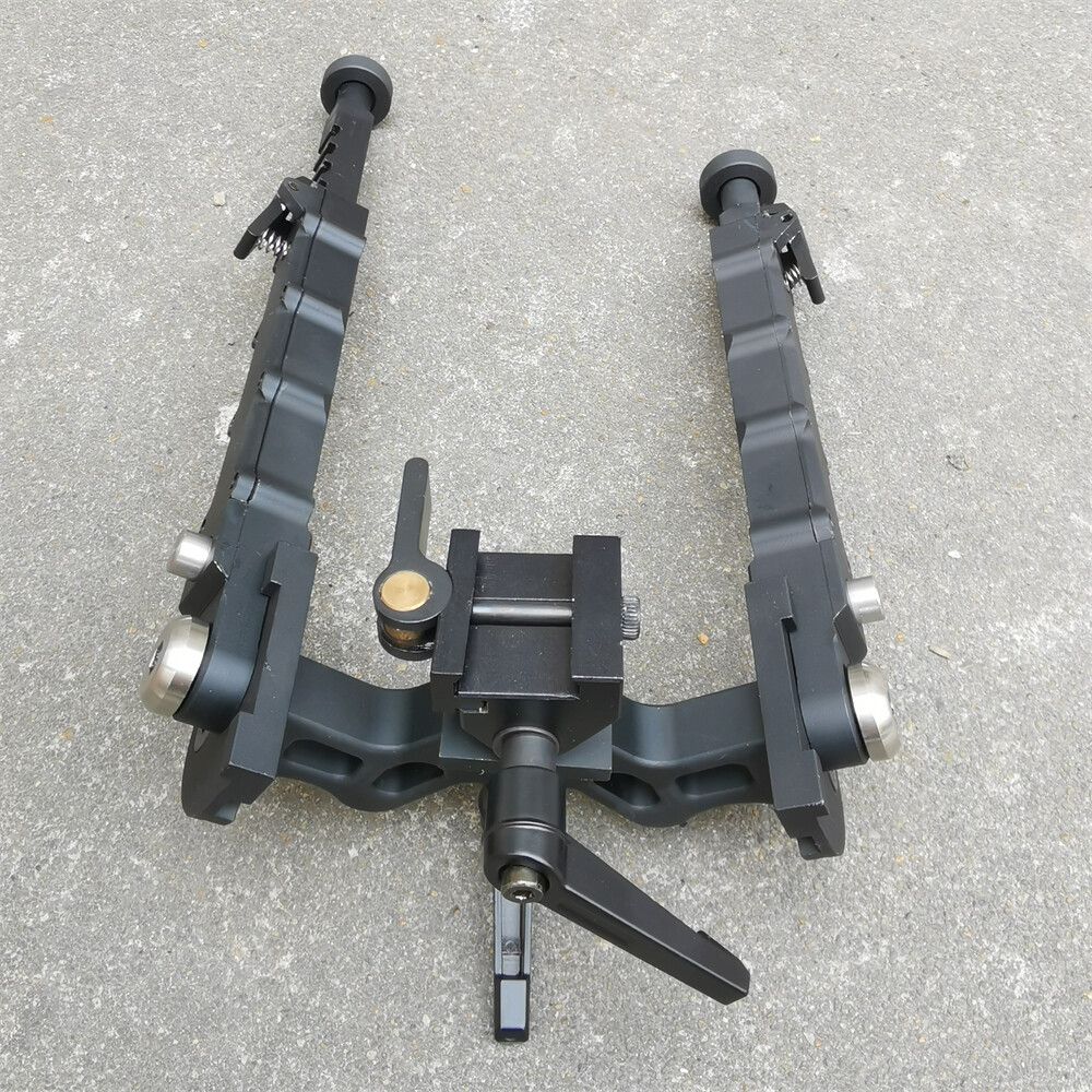 Rifle Bipod 360Degrees Swivel 7.5-9'' Adjustable Height Folding Design Picatinny