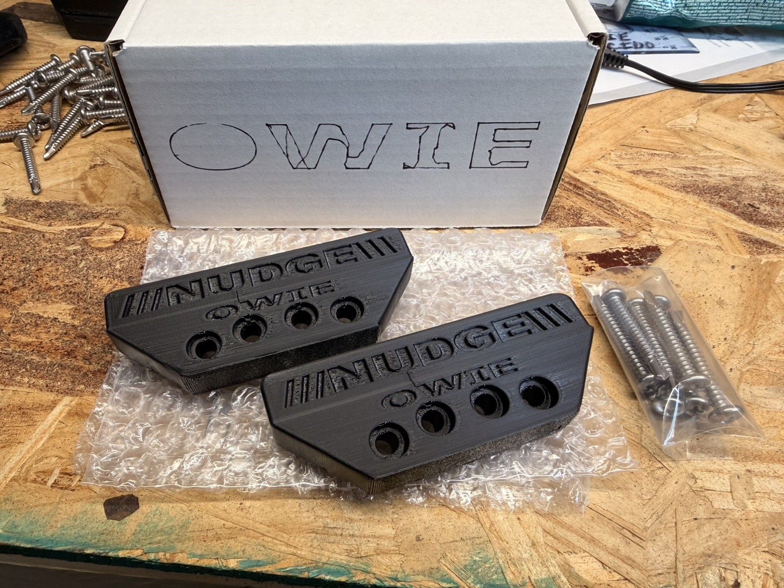 Onewheel Type Board OWIE “NUDGE” Foot Stoppers, Hooks, Lifters
