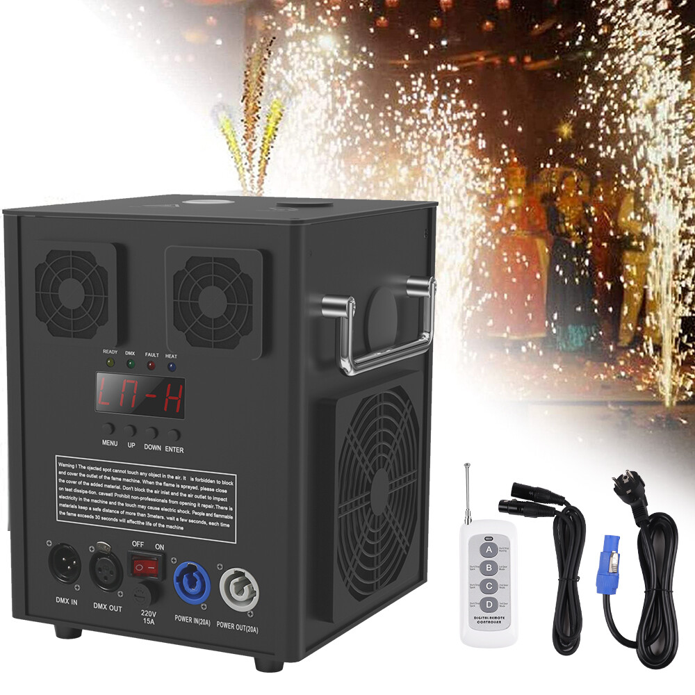 Cold Spark Machine DMX Firework Stage Effect Show Disco Event Party Concert NEW
