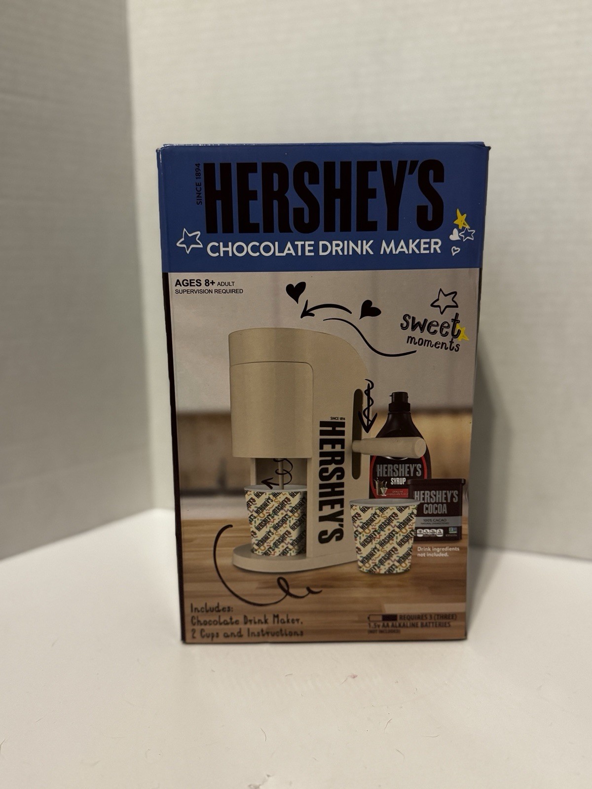Hershey's Chocolate Drink Maker Battery Powered Beige