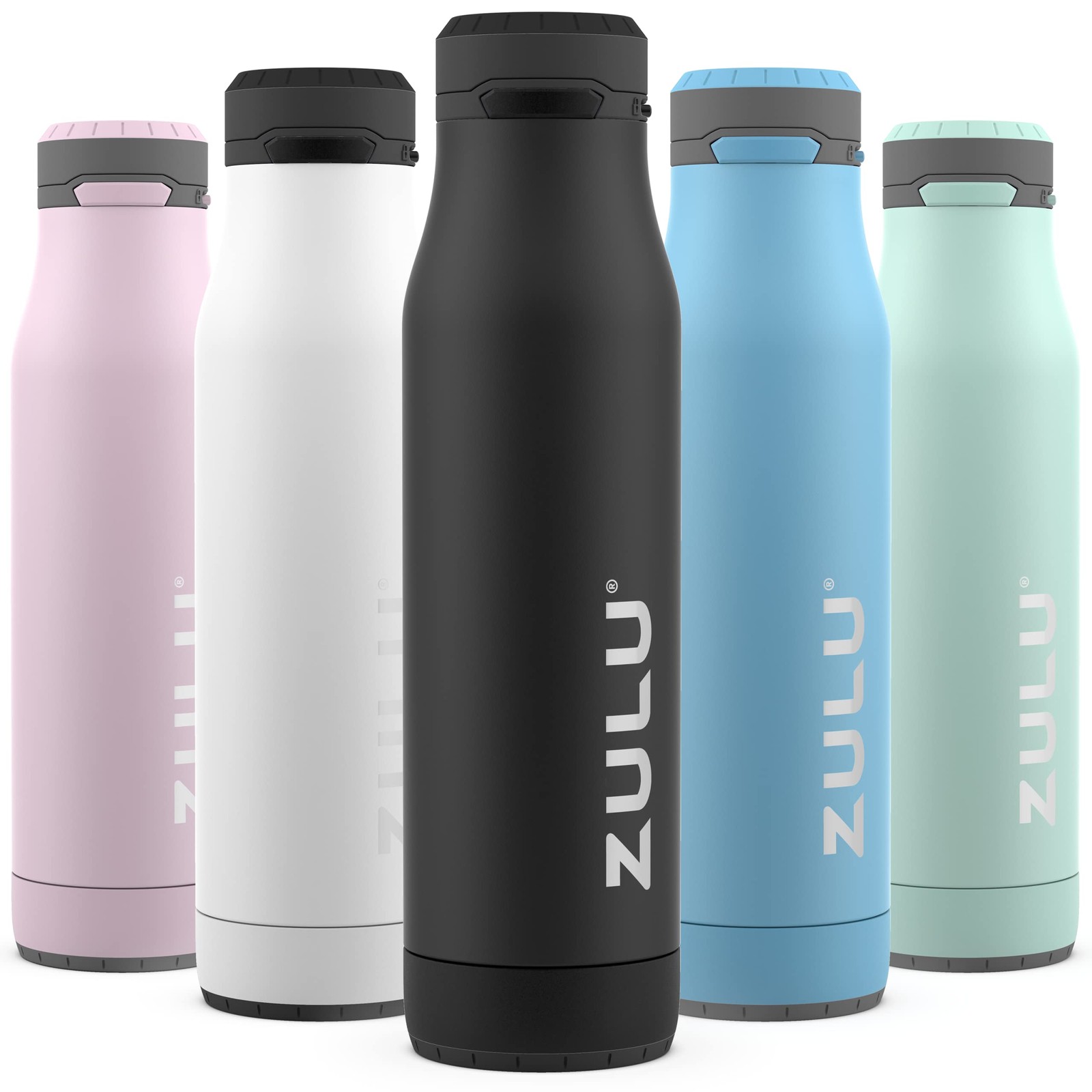 Ace 24oz Vacuum Insulated Stainless Steel Water Bottle with Chug Spout | Leak...