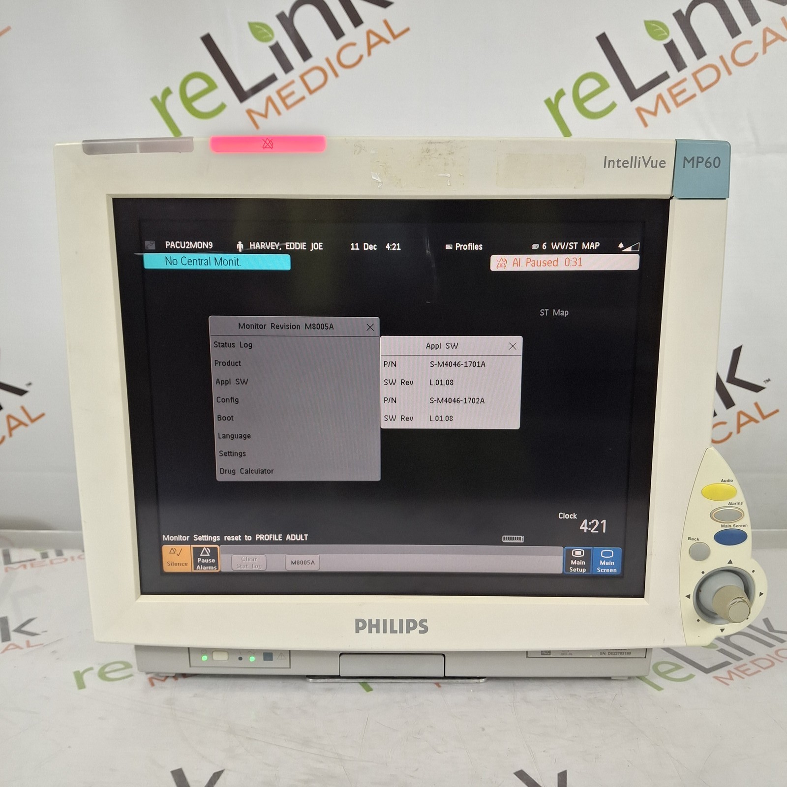 Philips IntelliVue MP60 Patient Monitor