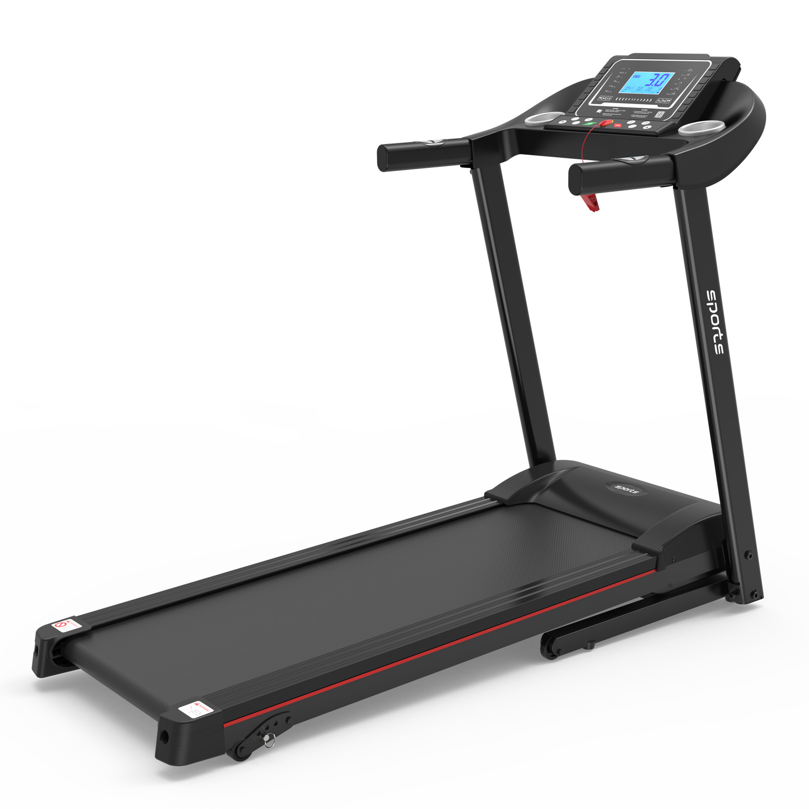 Foldable Treadmill with Incline & 5” LCD Screen - Home Workout, Electric Running