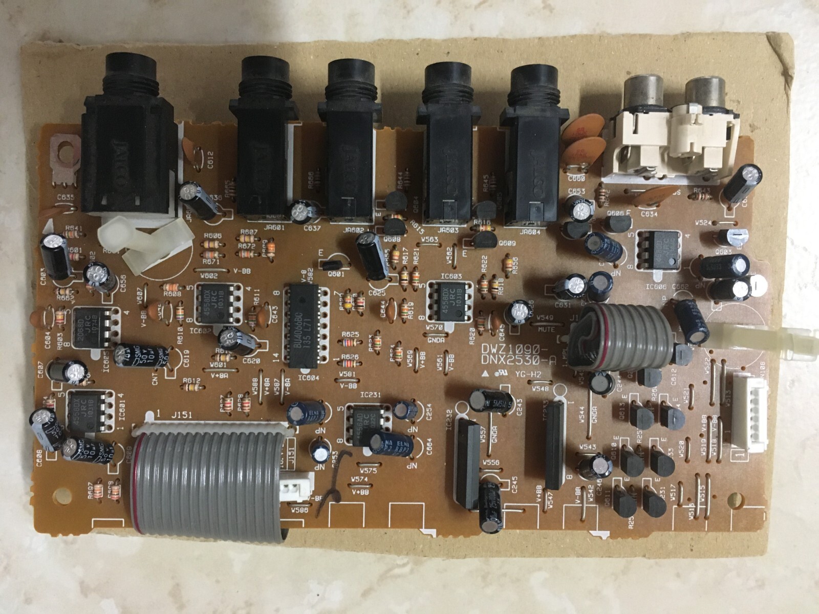 Pioneer DJM-600 Phone Assy. PCB Board DWZ1019 DNX2503A DWZ1142