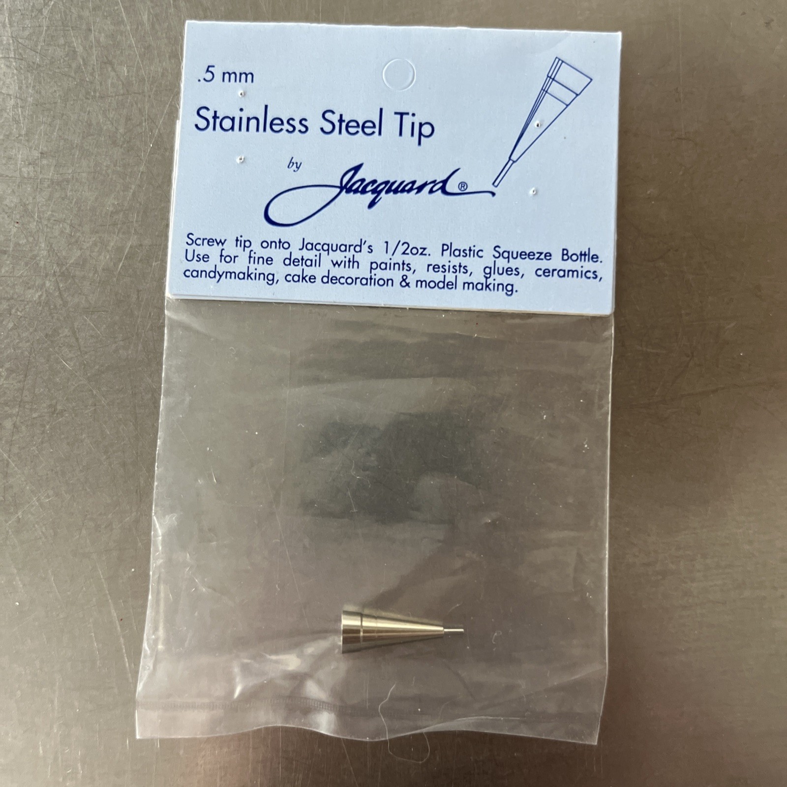 Jacquard ACC1792 Stainless Steel Tip No.5.  One In Pack. Air Sprayer.