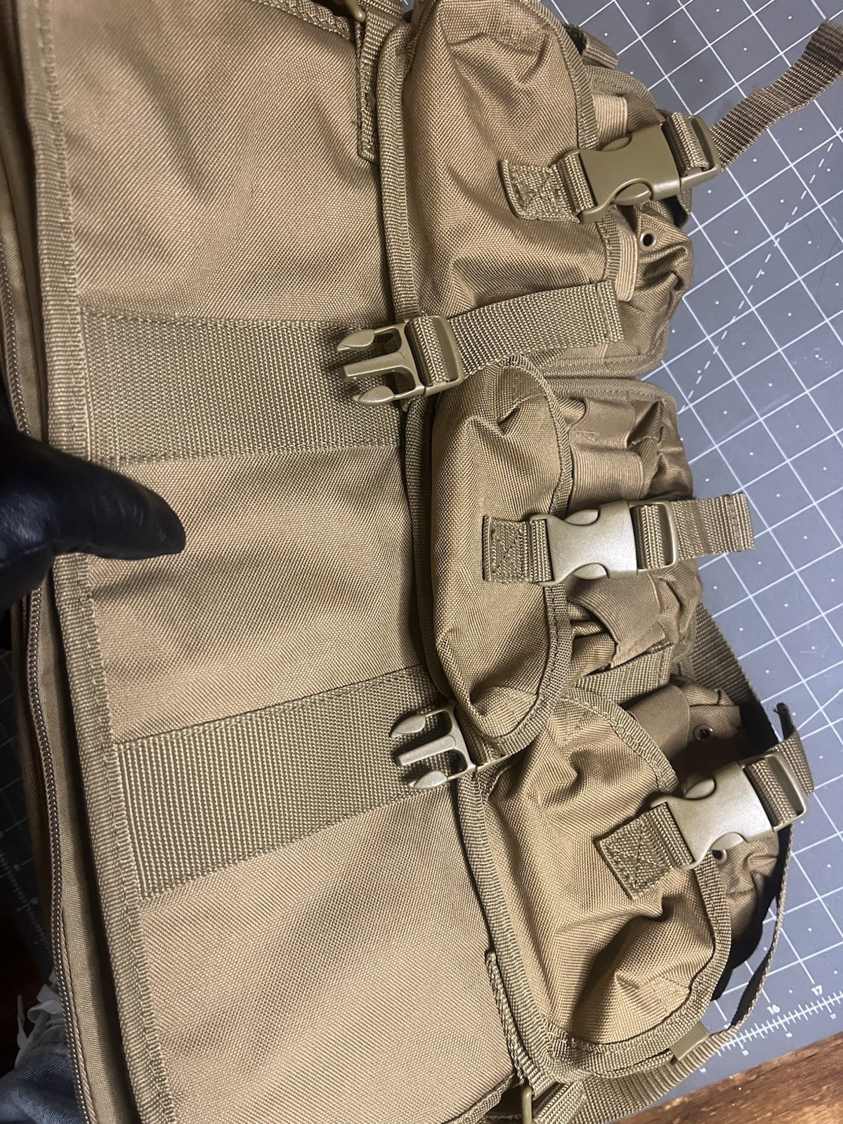 Code Alpha Tactical Gear Computer Laptop Messenger Bag TAN