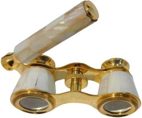 Vintage Brass Mother of Pearl Opera Glasses Binoculars for Adults Kids Gift item