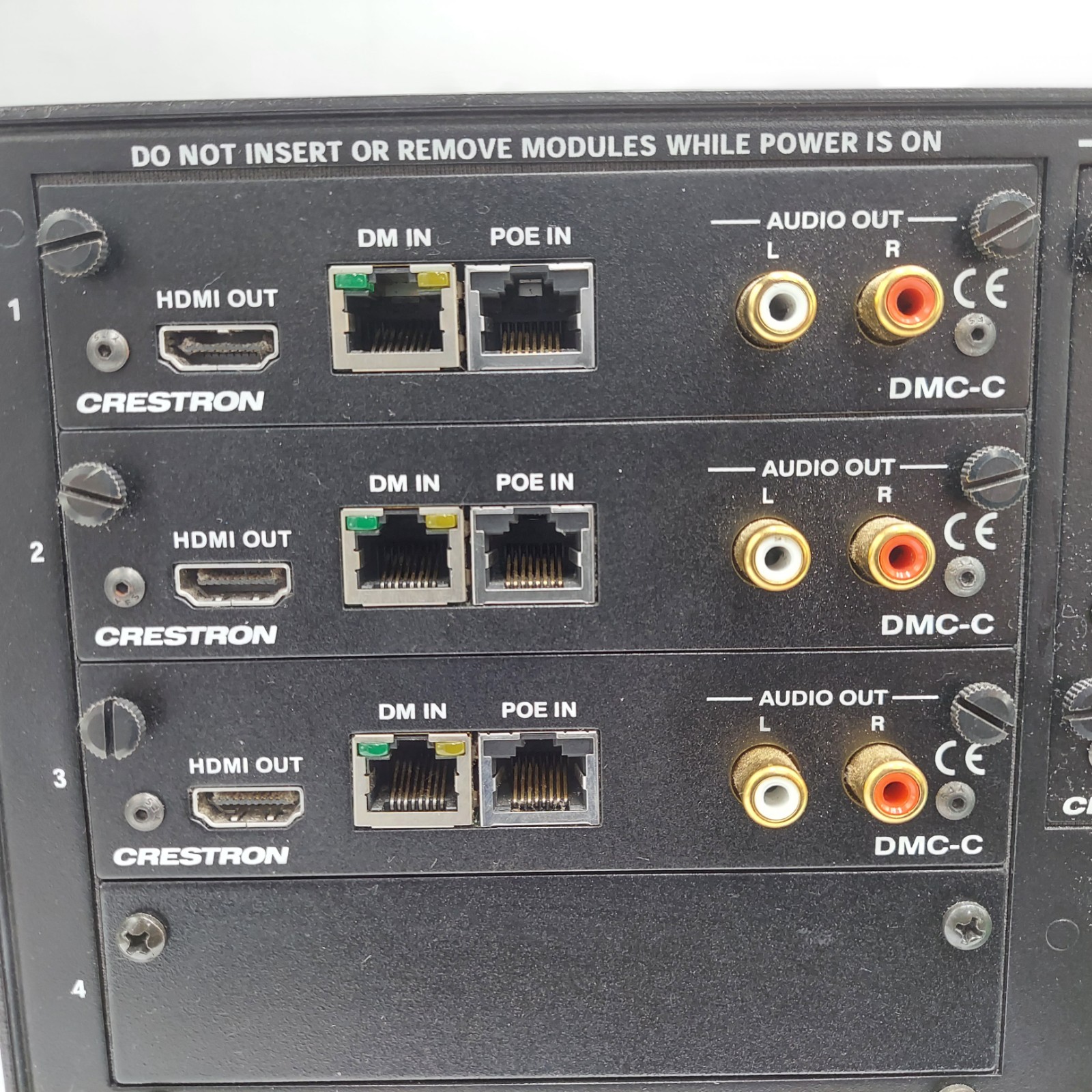 Crestron DM-MD16X16 Digital Media Switcher w/ Cards *Read Desc.*