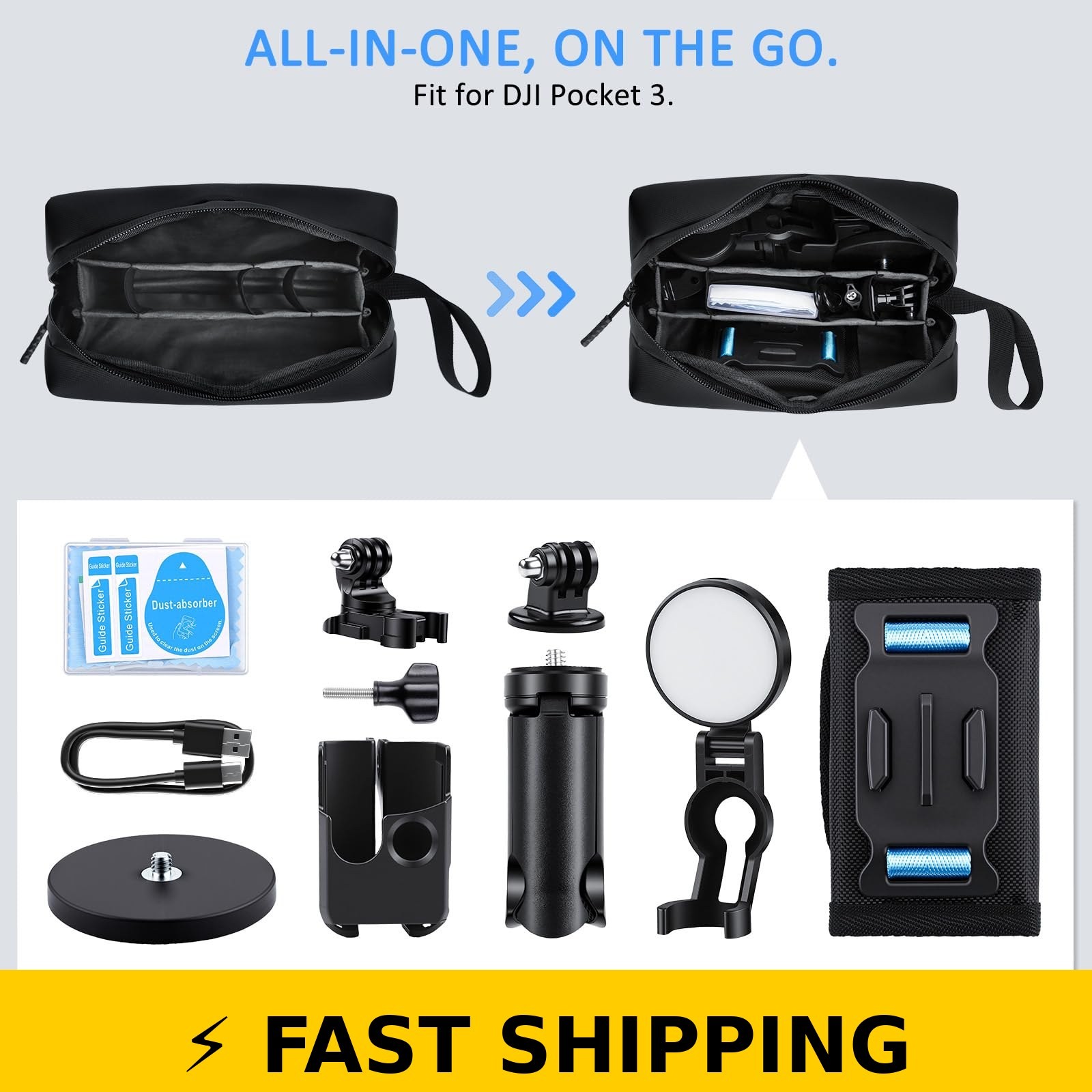 Ovicee Creator Bundle for DJI Osmo Pocket 3/4/Xtra Muse
