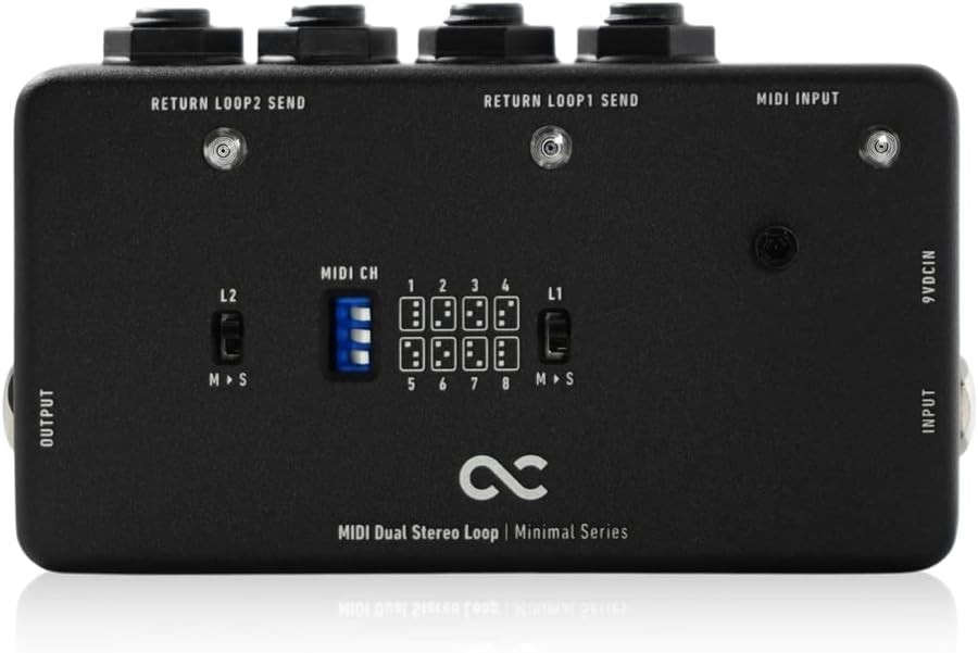 One Control Minimal Series MIDI Dual Stereo Loop / 2 Loop Switcher