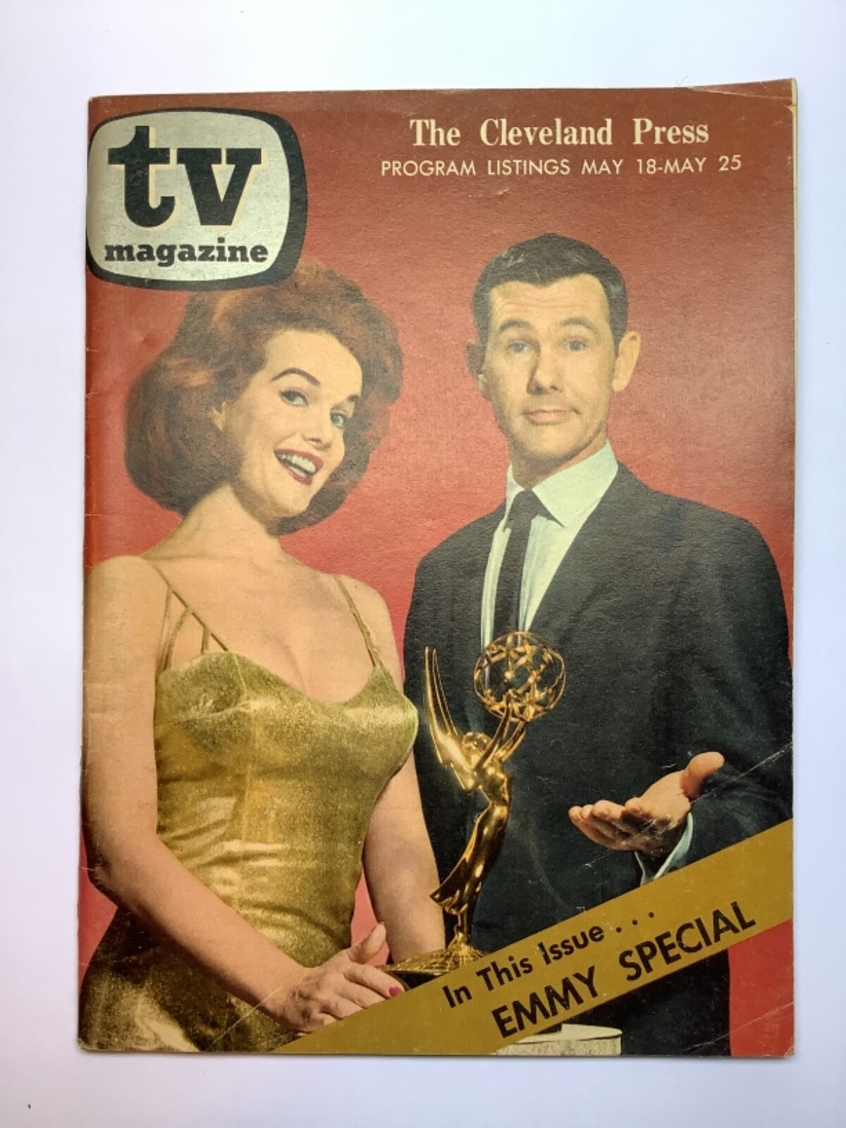 TV Magazine / Guide May 18, 1962. Johnny Carson, Emmy Special. Cleveland Press