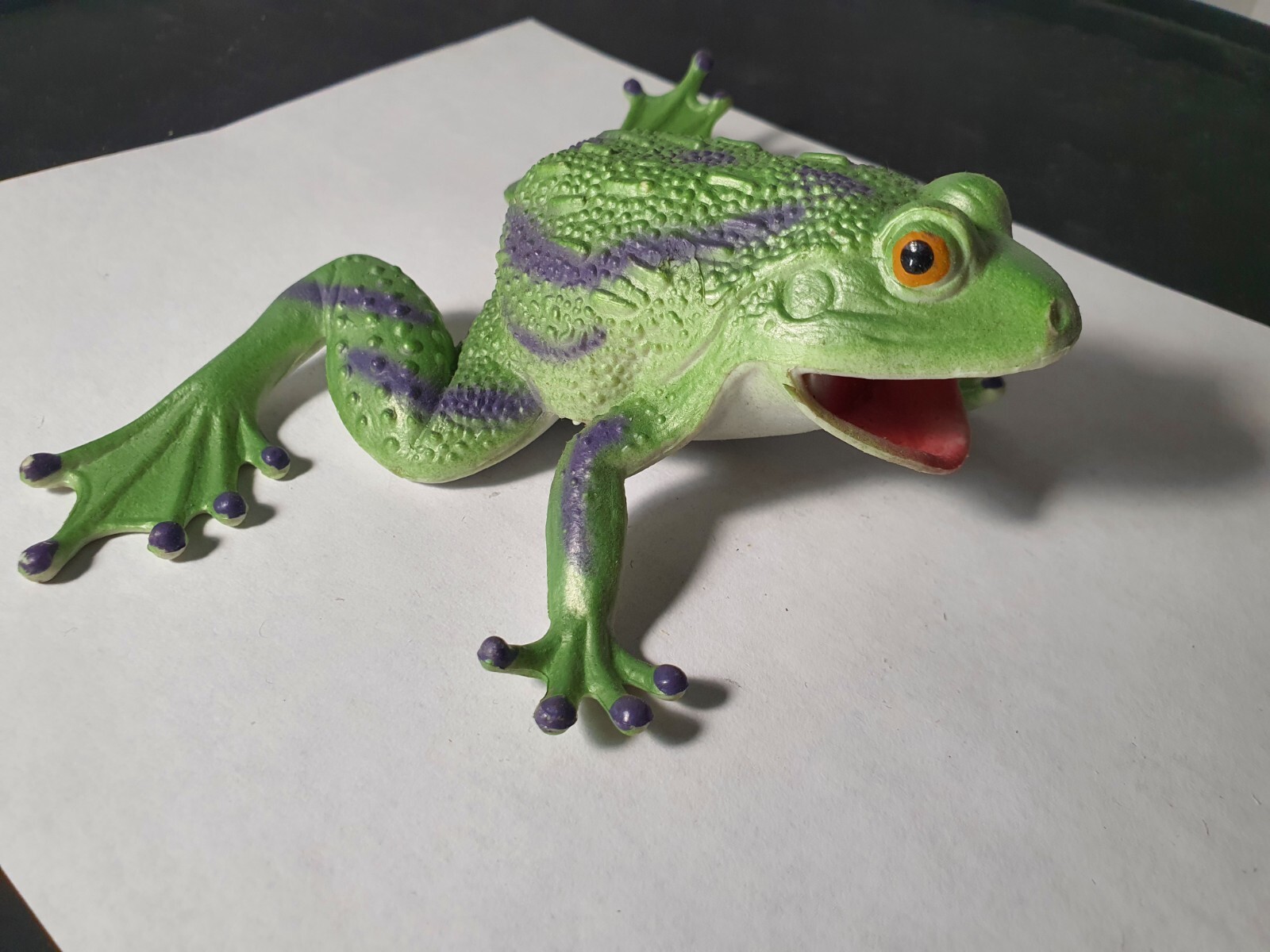 Frog Toy Rubber Frog Realistic Toy Model Gift Figure