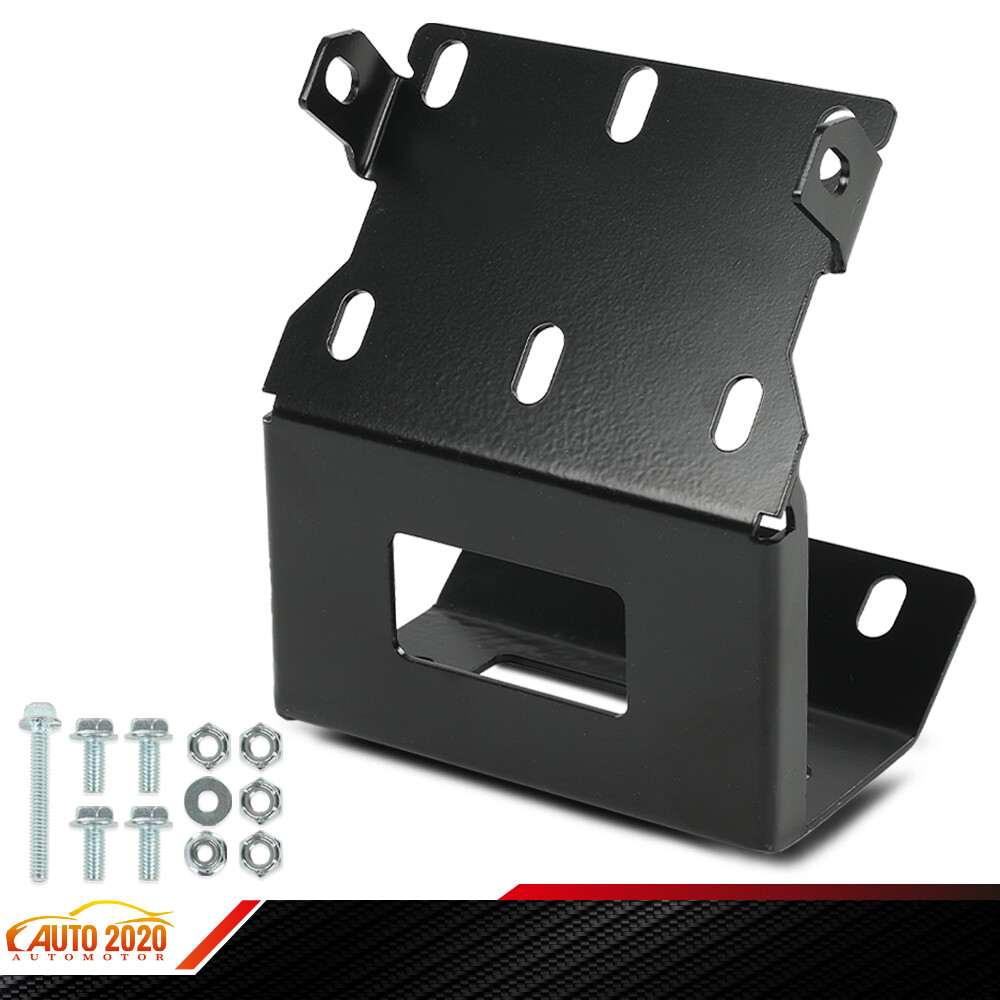 Winch Mount Plate Bracket Fit For ATV 14-22 Honda Foreman 500TRX FE/FM NEW Black