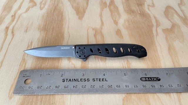Gerber-PARAFRAM Folding Pocket Knife Linerlock Black (4660323A0)-Great Condition