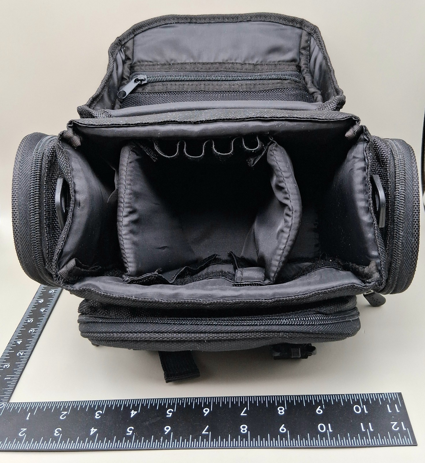 Kodak Black Padded Camera Travel Accessory Bag with Strap - Multiple Pockets