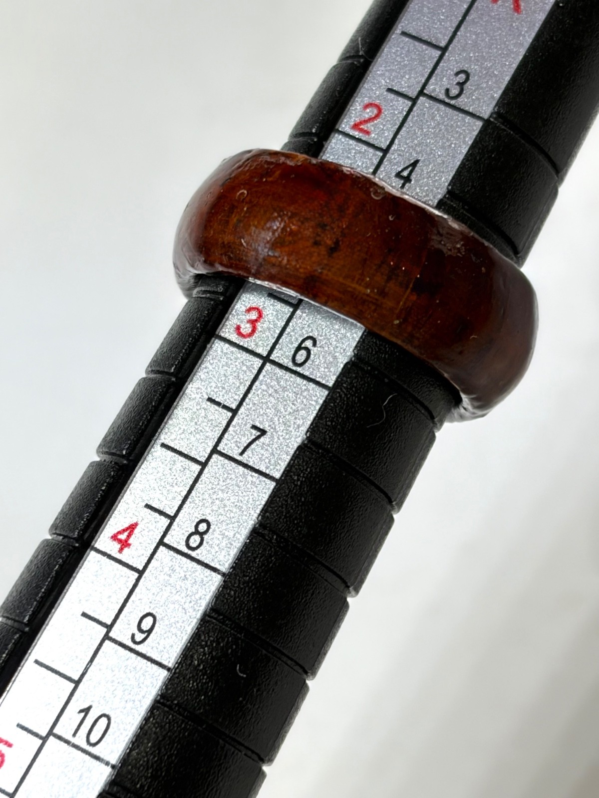 RING : Hardwood Ring - Size 2.75 (US) - Vintage