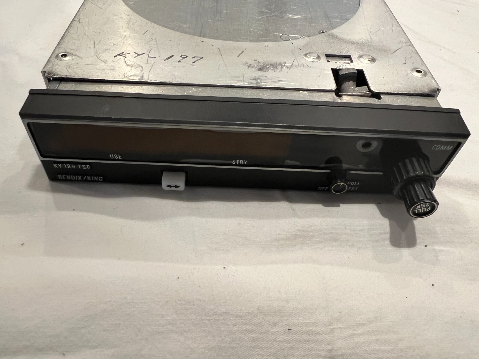 KING VHF TRANSCEIVER P/N 064-1019-00 with rack
