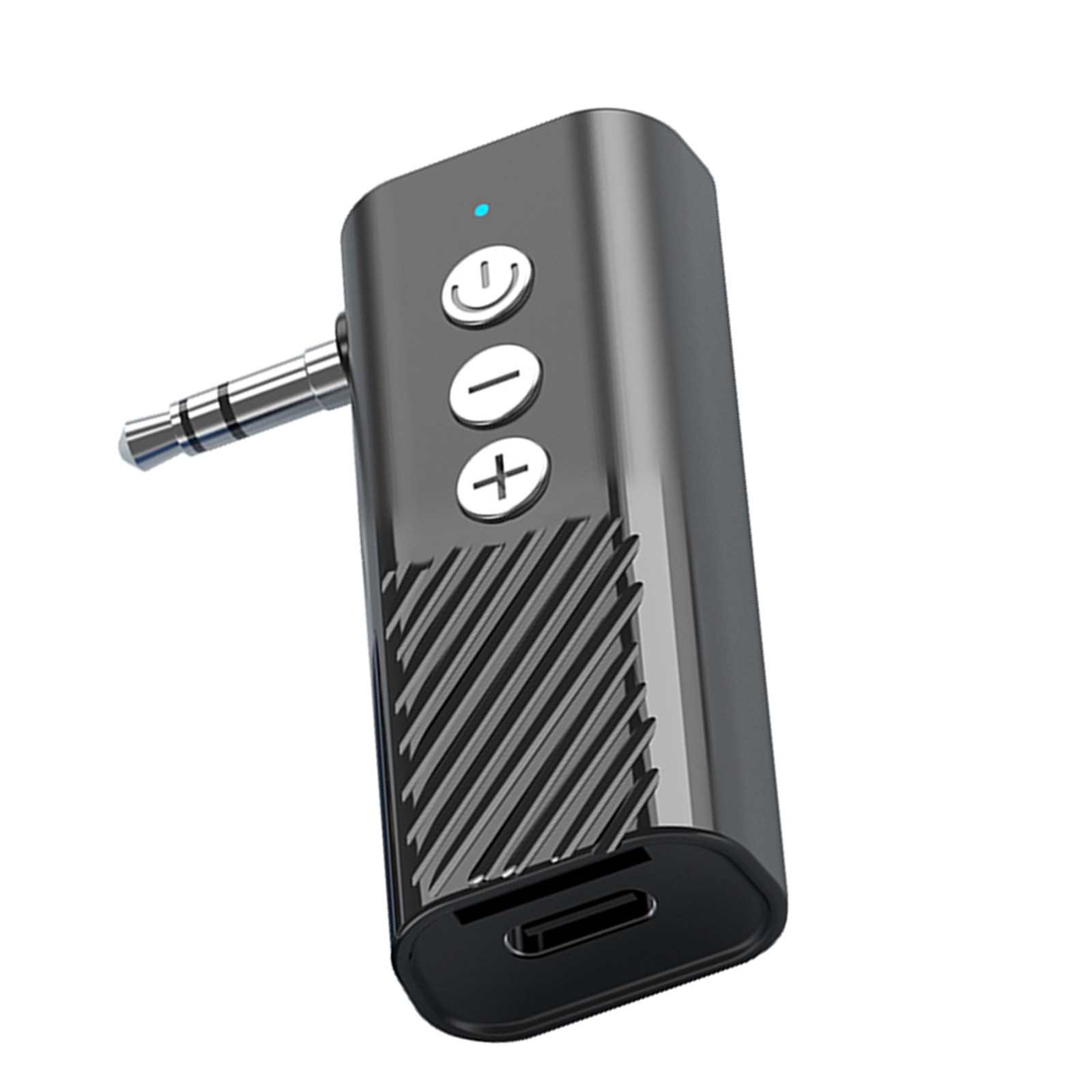 Black 3-in-1 Wireless Bluetooth ABS 5.3 Transmitter Receiver Adapter Audio