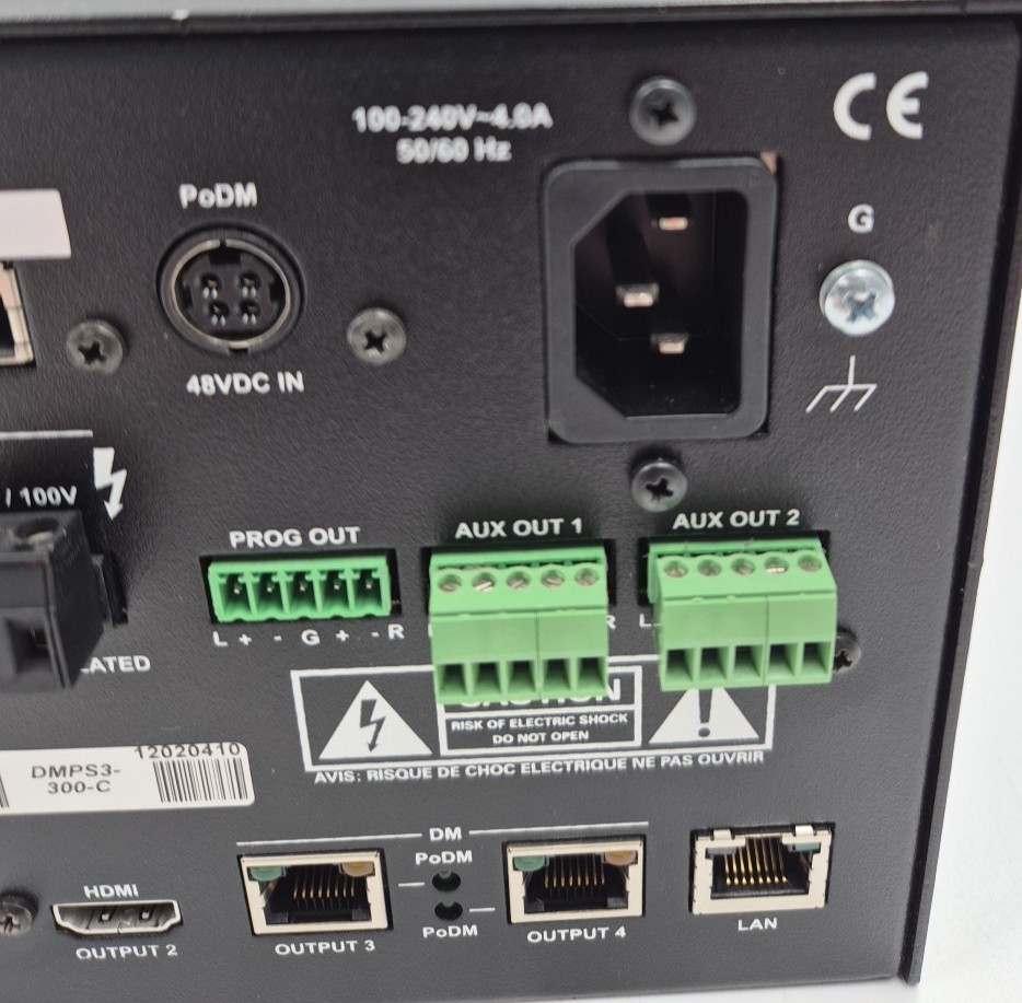 Crestron DMPS3-300-C 3-Series Digital Media Presentation System For Parts Only
