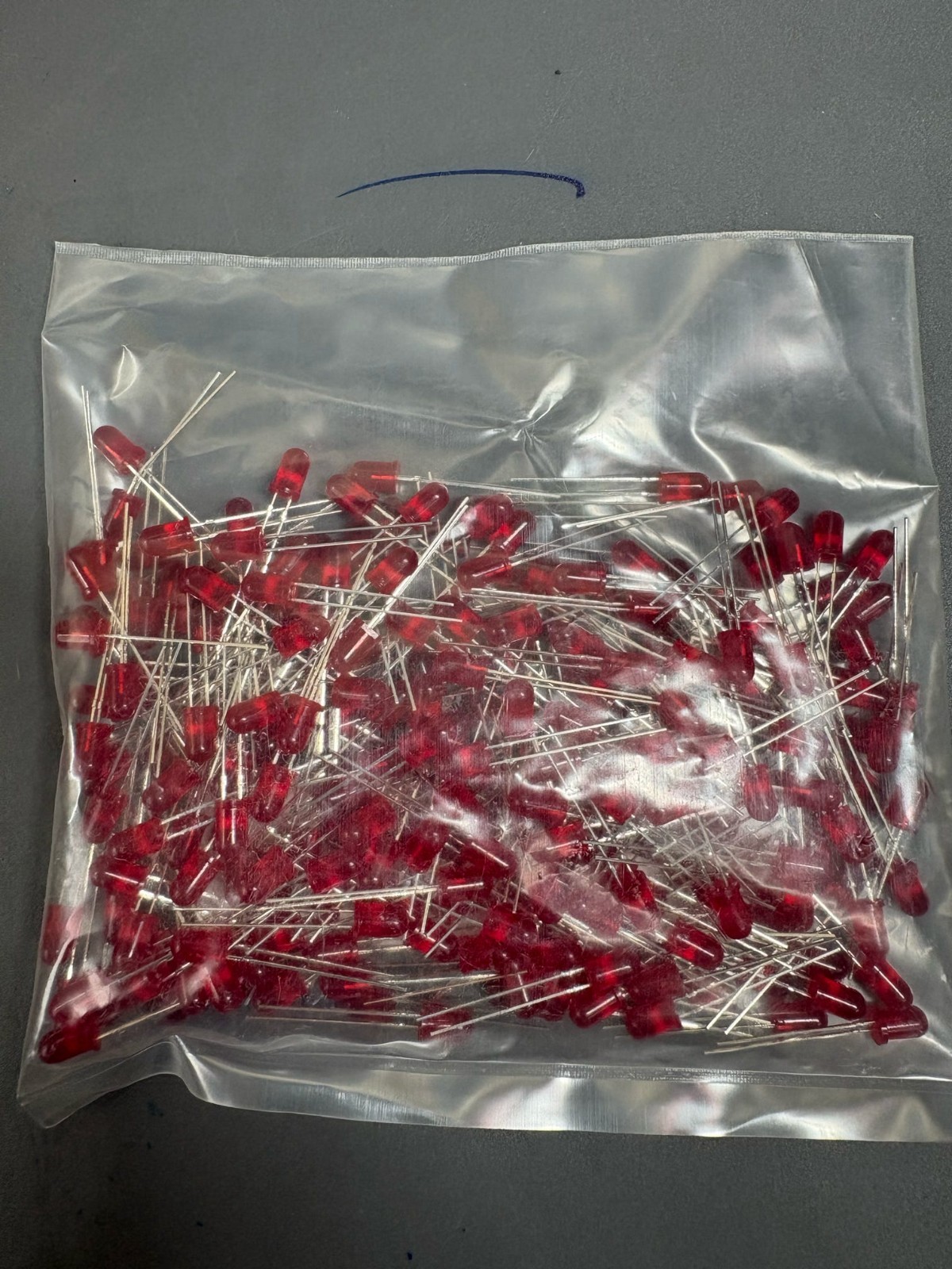 1000pcs MV6753 Red LED Through Hole Lamp 5mm T-1 3/4 Indicator Diode Lot