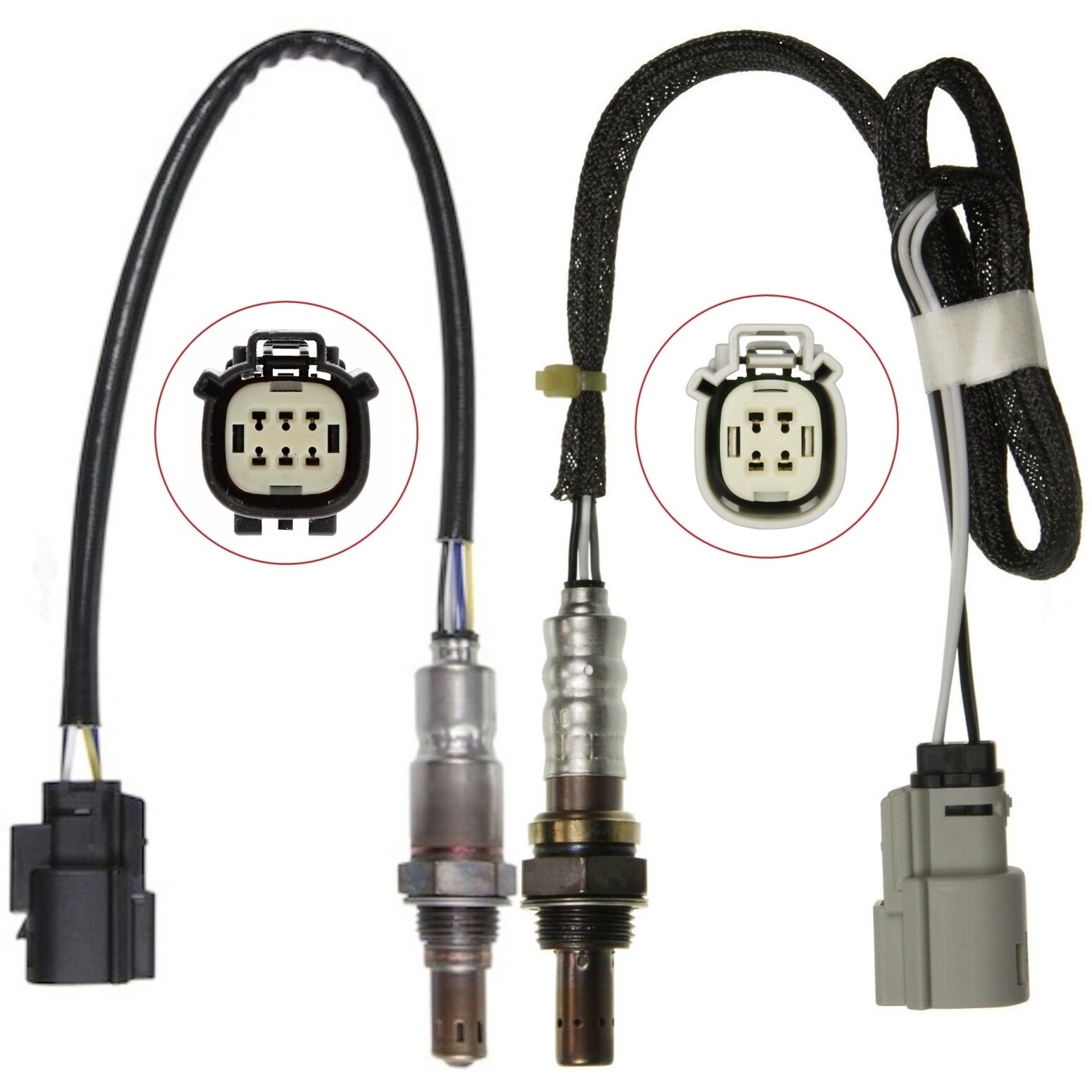 2X Oxygen Sensor Upstream+Downstream For Ford Transit Connect 2.5L L4 2014 2015