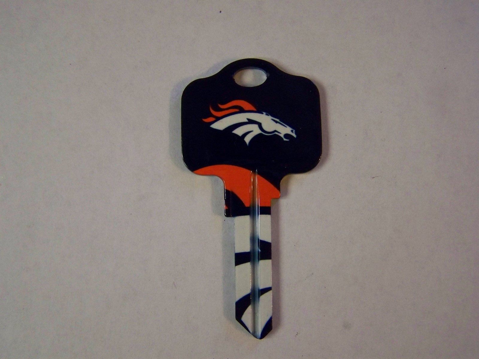 Denver Broncos  Kwikset KW1/KW10 house key blank