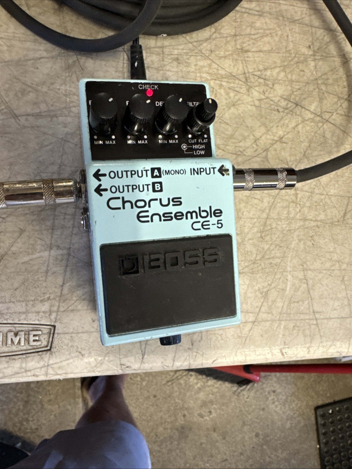 Boss CE-5 Chorus Ensemble (Dark Gray Label - Made in Taiwan) very good Tested