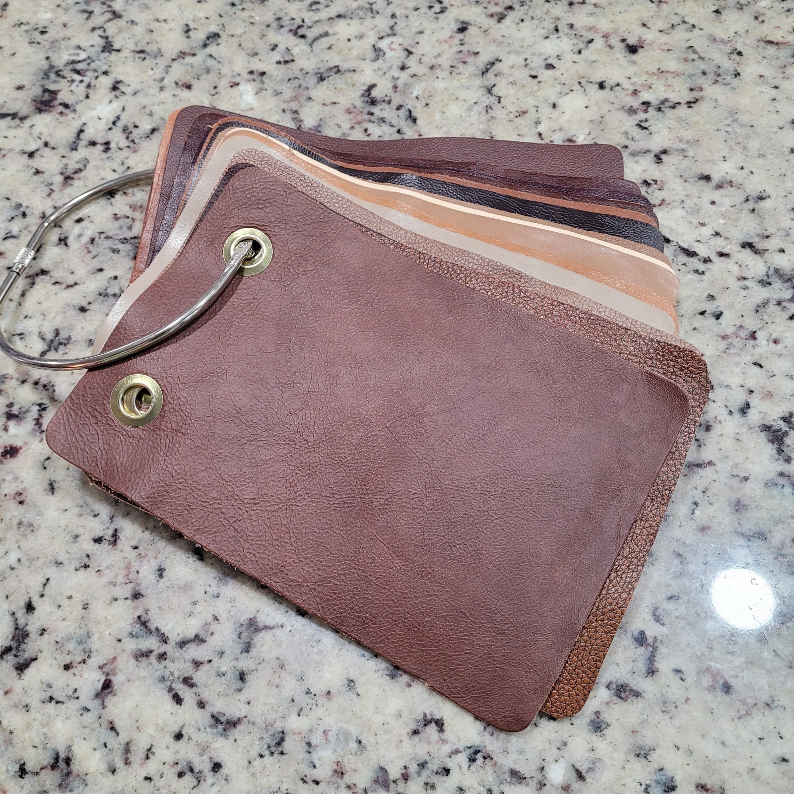 Leather Swatch Browns