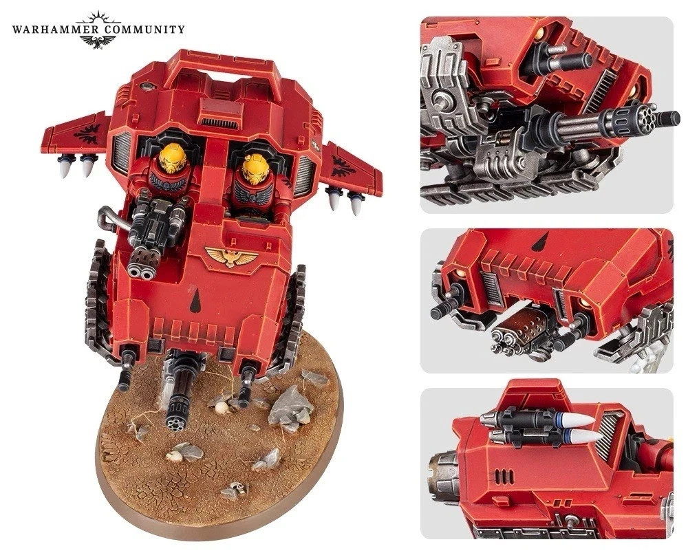 Space Marine Land Speeder Warhammer 40k Armageddon NoS Next Day Shipping (#110)