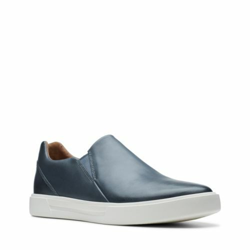 Clarks Men's Un Costa Step Dark Blue Leather Casual Shoes 26141613
