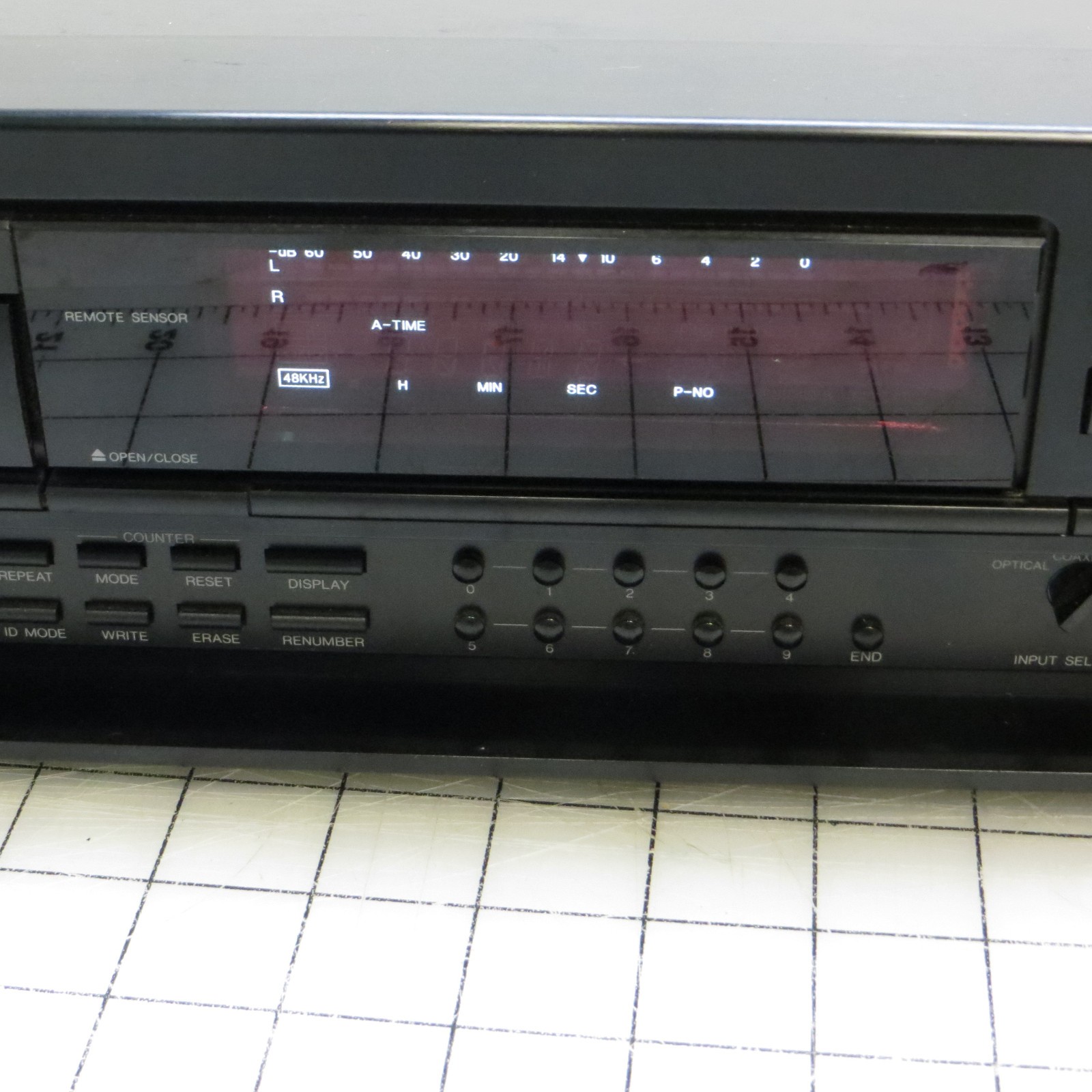 Broken Denon DTR-2000 DAT Digital Audio Tape Recorder Deck