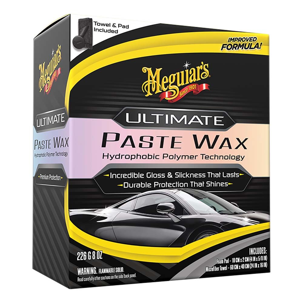 Meguiar's Ultimate Paste Wax - Long-Lasting, Easy to Use Synthetic Wax...