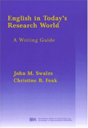 English in Today's Research World: A Writing Guide (Michigan Series In Engli...