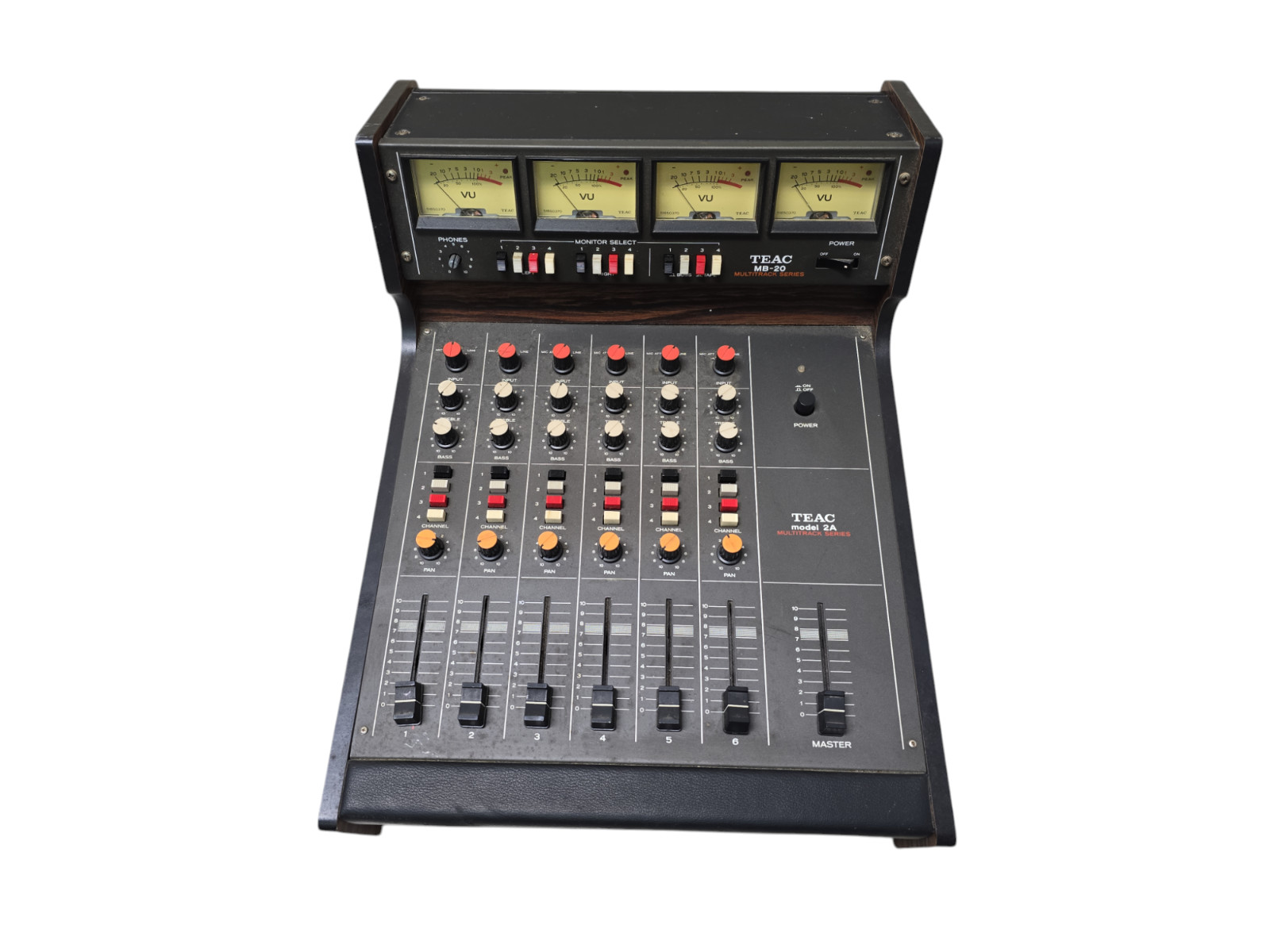 Teac Model 2A Multitrack Mixing Console w/ MB-20 Meter Bridge | Tested