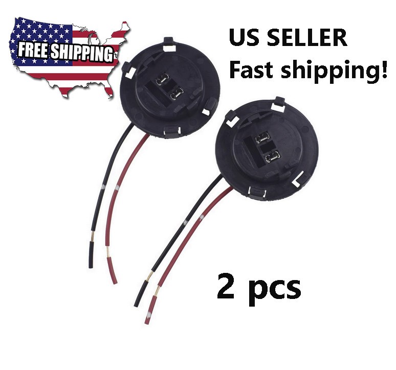 2x OE H7 Headlight Bulb Socket Holders Plug Fit Hyundai Tucson Kia Sedona Forte5