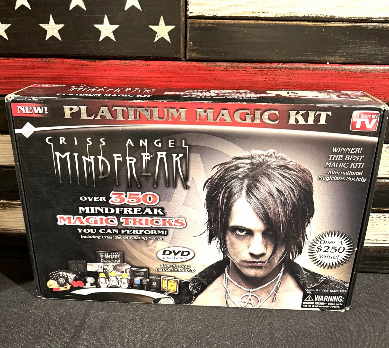 Criss Angel Mindfreak Platinum Magic Kit Complete 350+ Tricks DVD