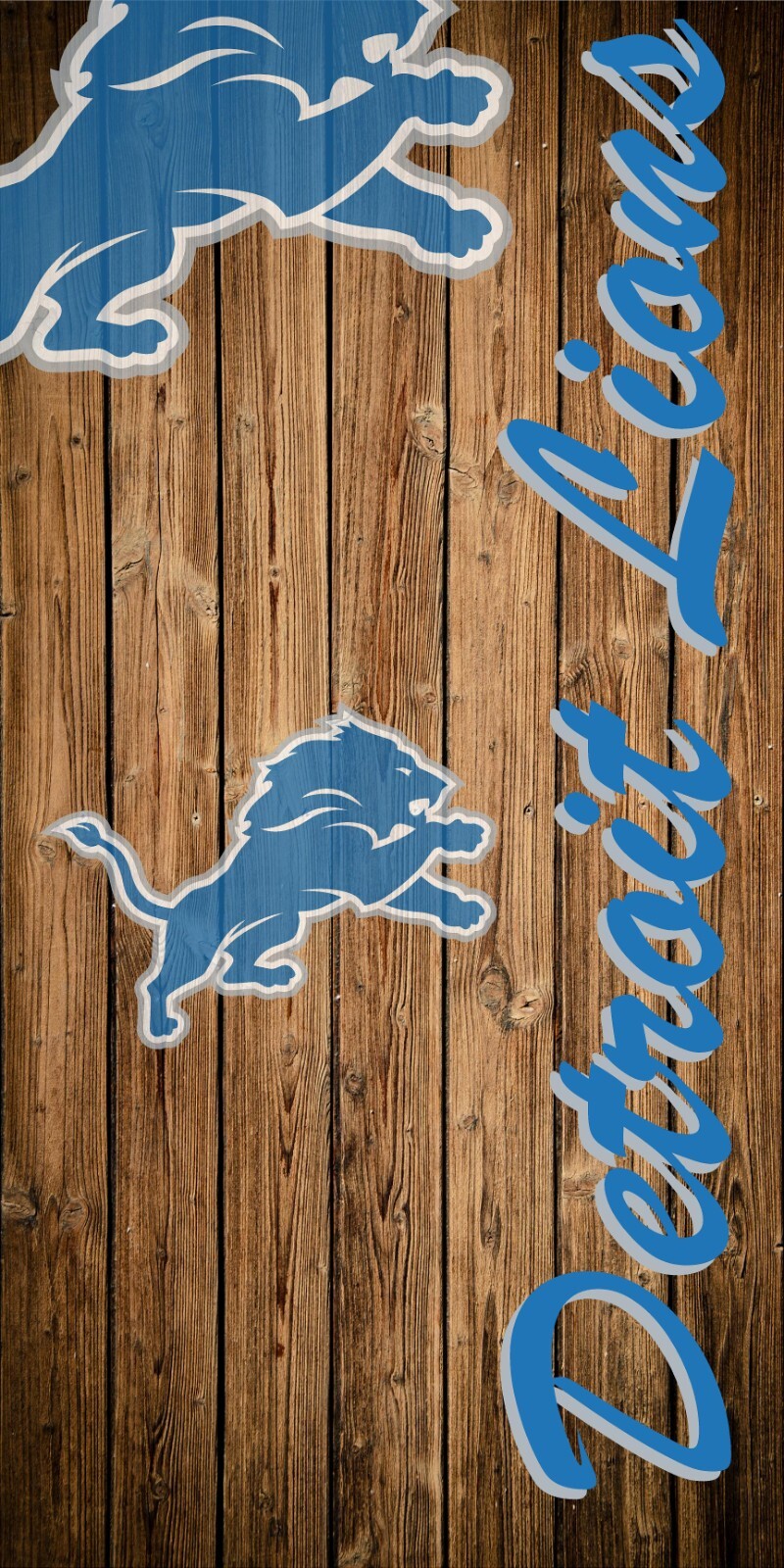 Lions cornhole board vinyl wraps