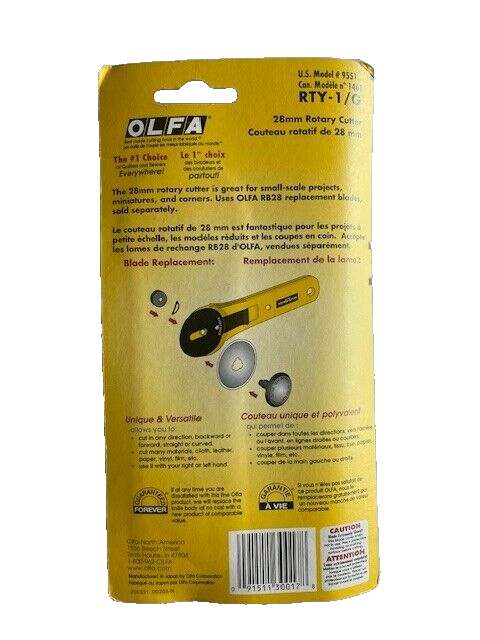 OLFA Quick-Change Rotary Cutter 28mm-