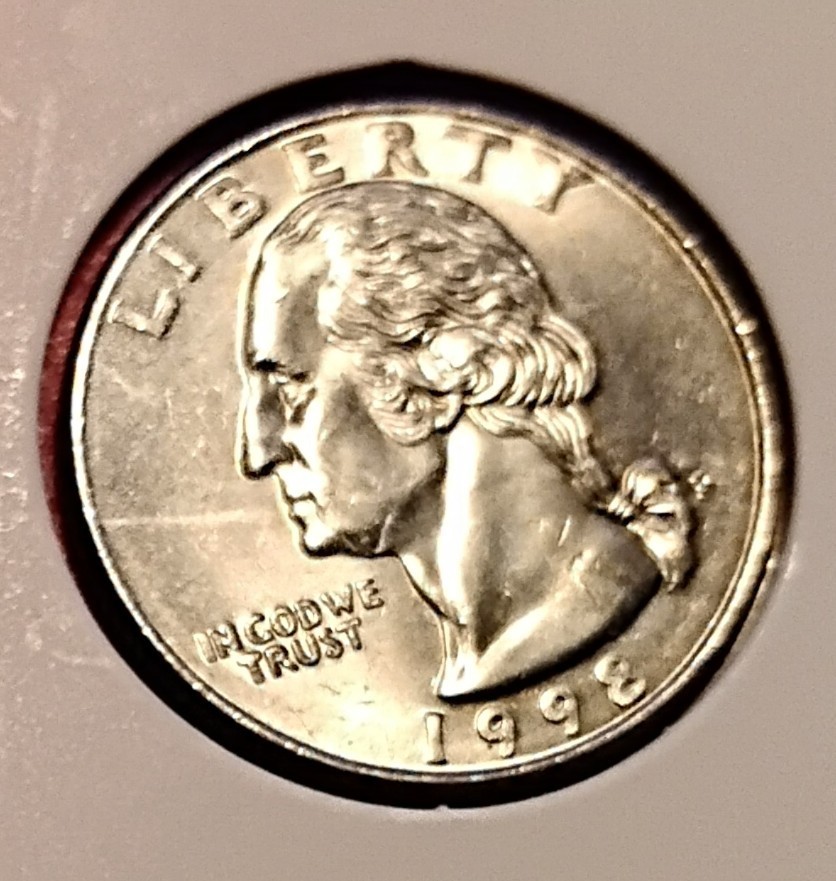 1998 p washington quarter