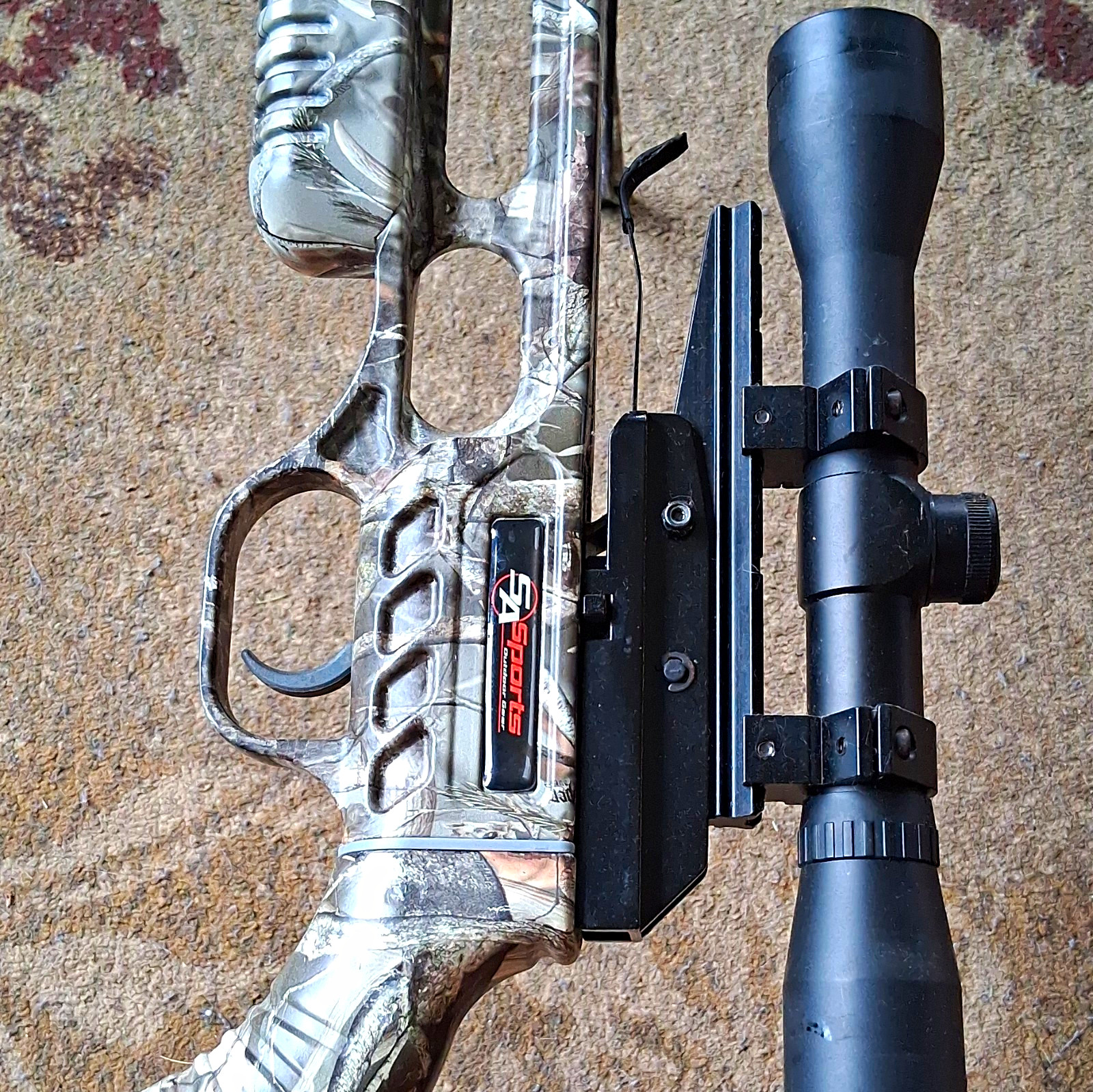 SA Sports Camouflage & Black Crossbow w/ Mounted Scope - Men & Women