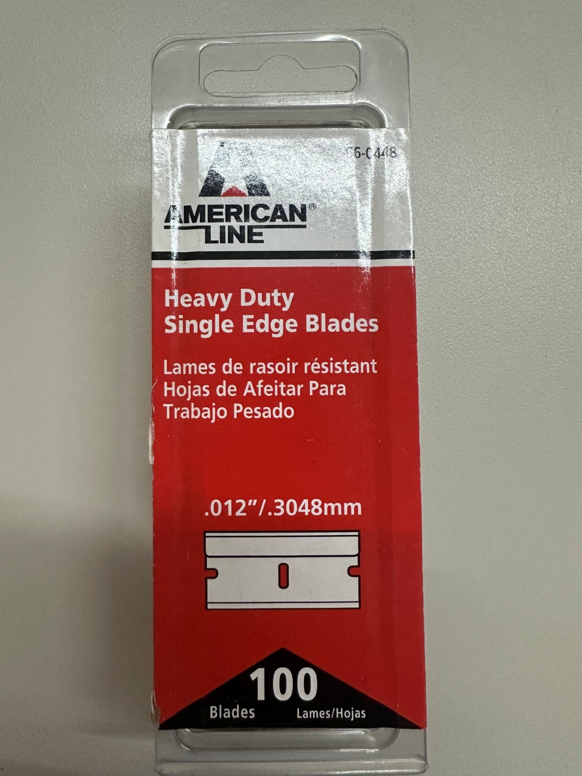 American Line 66-0448 Singe Edge Blades (Packs of 100 Blades)