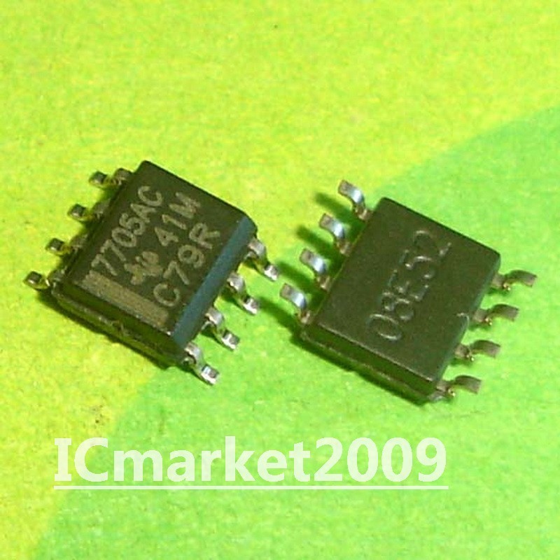 50 PCS TL7705ACDR SOP-8 TL7705AC 7705AC TL7705 Supply Voltage Supervisors Chip