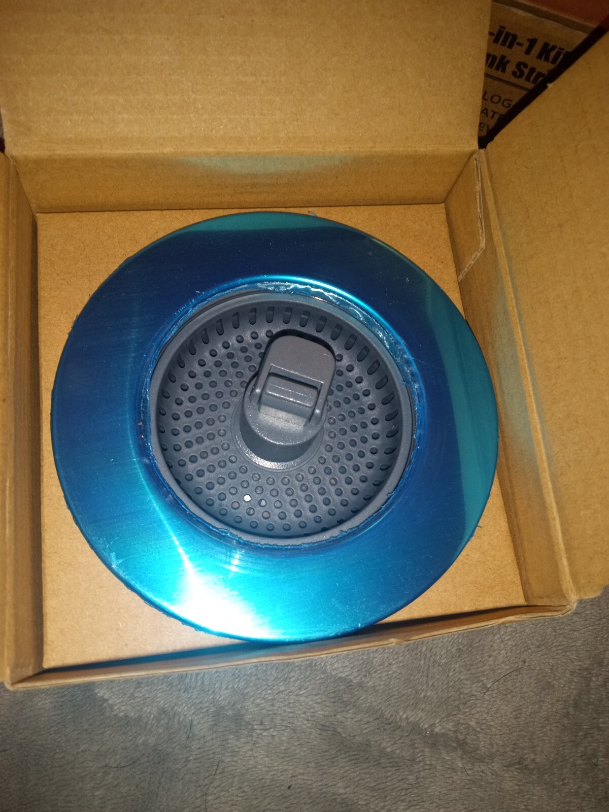 Hibbent 3 in 1 Universal Kitchen Sink Drain Strainer & Stopper Combo - Open Box